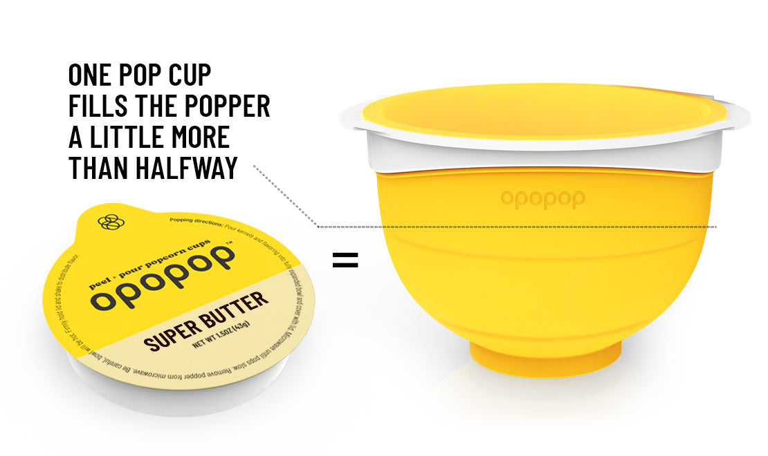 Pop Cups - Super Butter - 6-pack
